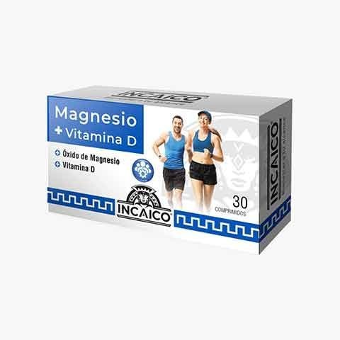MAGNESIO + vitamina D incaico x 30 comp.